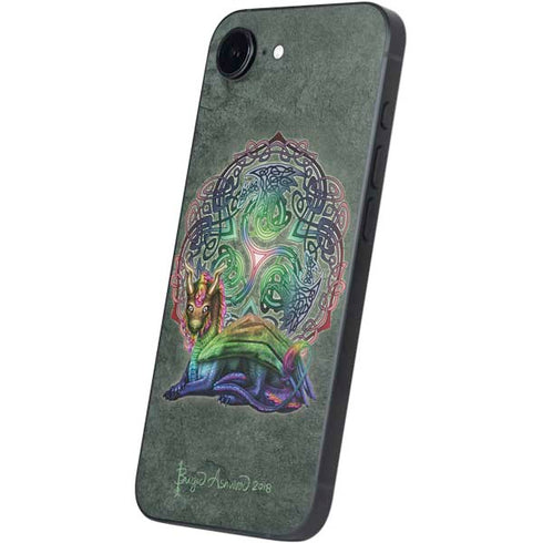 Celtic Dragon by Brigid Ashwood iPhone 16e Skin